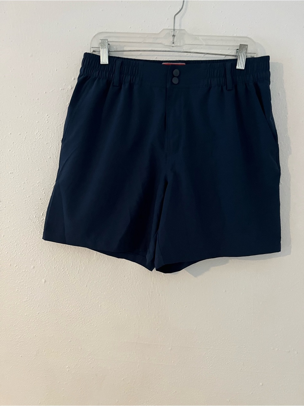 BURLEBO Men's Dark Navy Hybrid Shorts